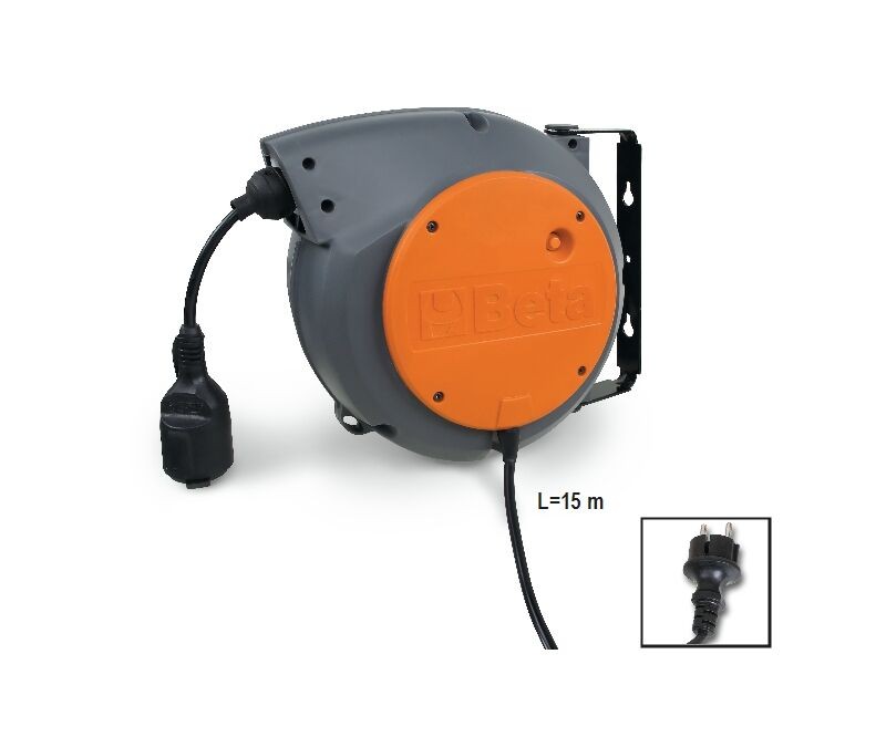 Triverti - ​Automatik-Kabelaufroller, Kabel 3Gx1,5 mm², mit SCHUKO-Stecker  von Beta online kaufen