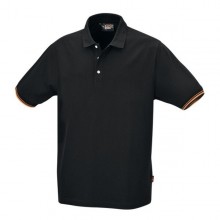 Polo-Shirt, schwarz