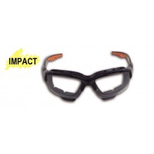 Schutzbrille mit transparenten Polykarbonat-Gläsern