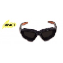 Schutzbrille mit dunklen Polykarbonat-Gläsern